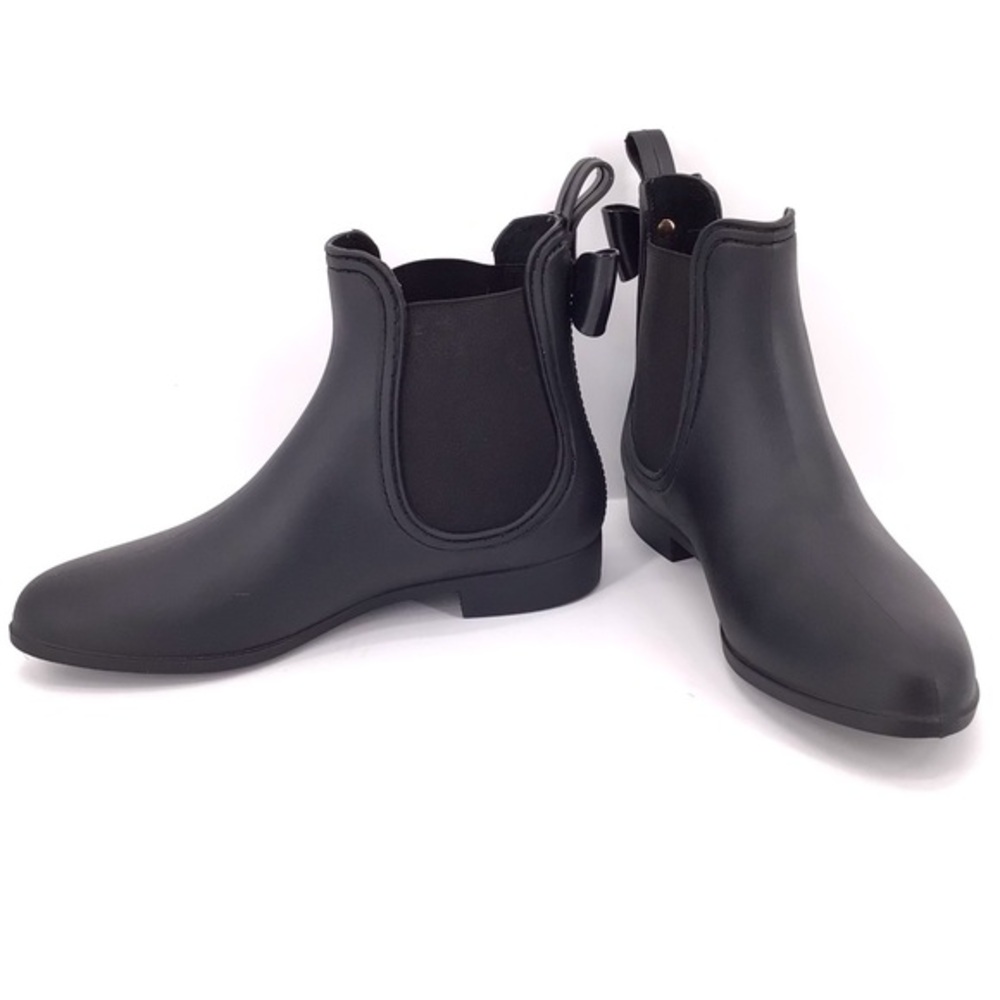 Catherine Malandrino Black Chelsea Rain Booties SZ 40 US 10